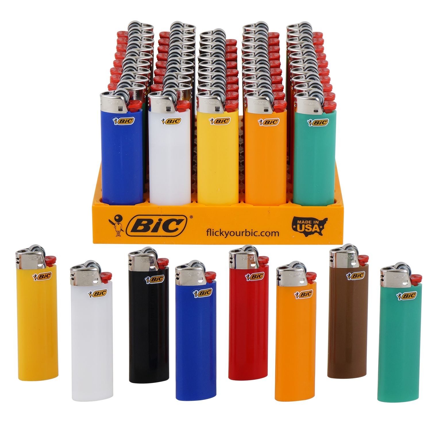 Bic Lighter (Large) Assorted Colours
